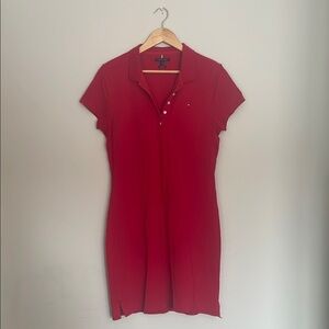 Tommy Hilfiger Red Polo Dress